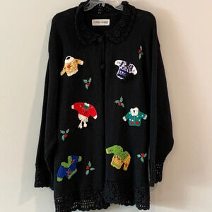 Victoria‎ woman - Christmas Sweater, sweater, black